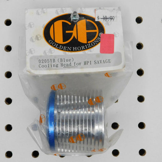 HPI Golden Horizons 02051 BLUE Engine Cooling Head for HPI Savage 02051B