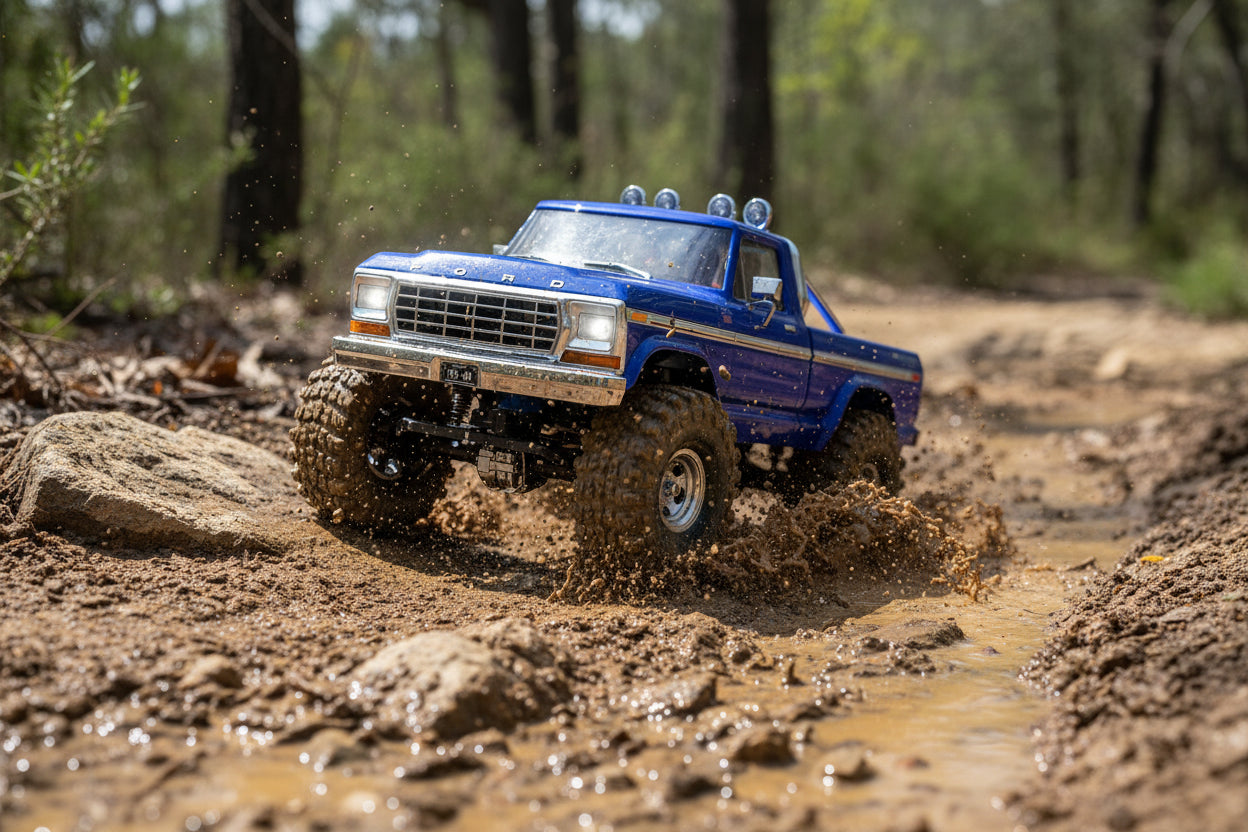 4pcs 1.3 Rock Spider Crawler Tires SCX24 TRX4M