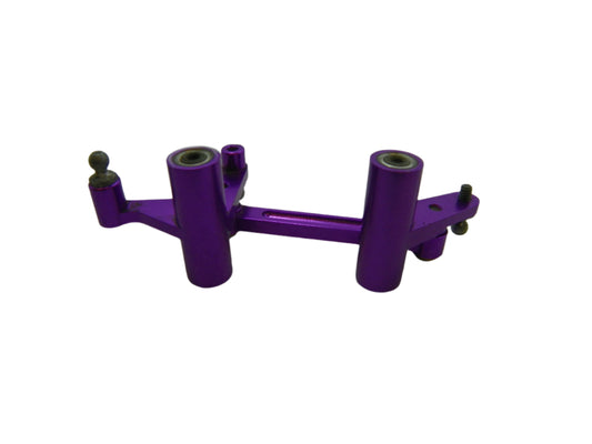 ALUMINUM-STEERING-ASSEMBLY-for-HPI-NITRO-MT2-or-RS4-3-III-Silver-purple-2803751544