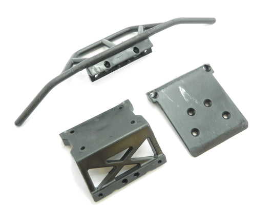 Losi Front Bumper Assy & Skid Plate: HRL LOSB2024