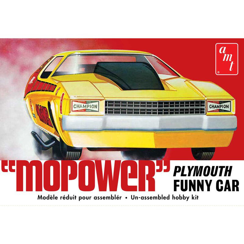 AMT "Mopower" Plymouth Funny Car 1/25 Model Kit (Level 2)