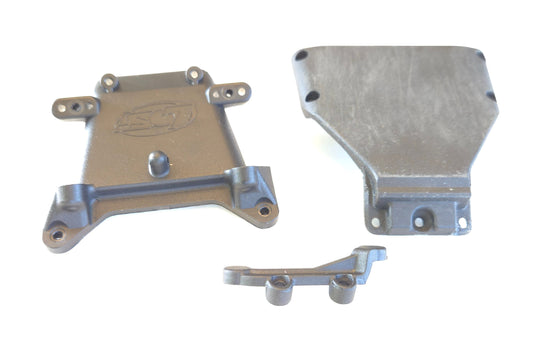 Losi Front Kickplate, Bulkhead & Brace LOSA4159