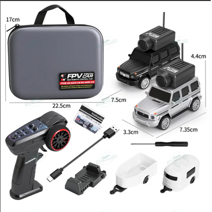WLtoys 1/64 Scale FPV Mini RC Car, Camera, APP RTR
