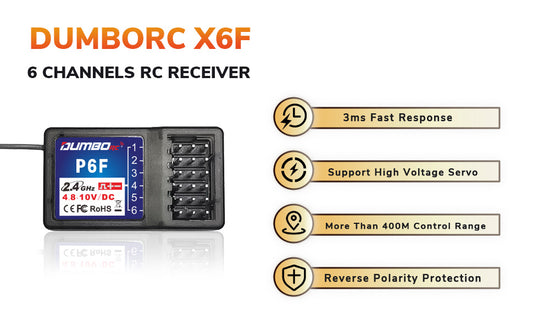 DUMBO RC P6F 6ch Receiver