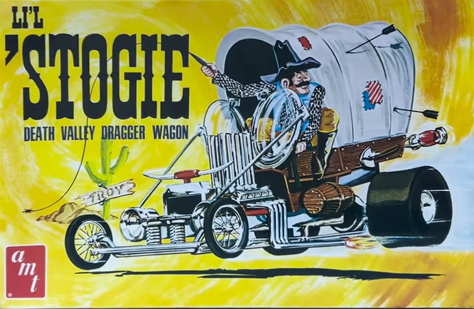 AMT1555 1/24 Li'l Stogie Show Rod Model Kit (Level 2)