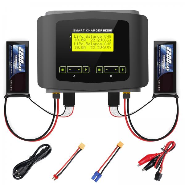 HTRC C6X2 Dual Balance Multi Li-Po Charger