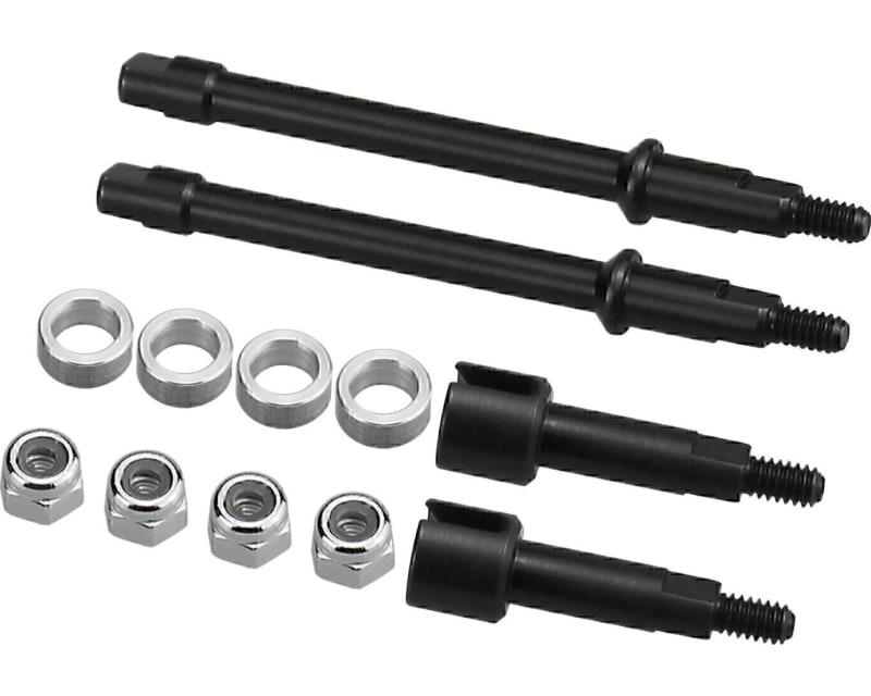 SCX30 +2mm Wide Track Axle Set SXTY39AW02