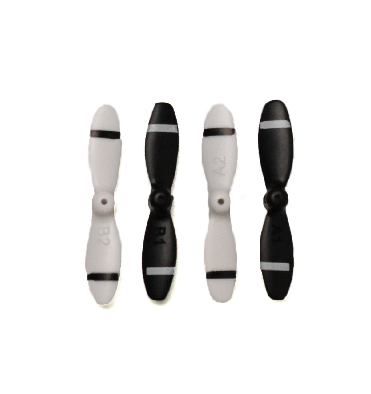 Rage RC 4103 Propeller Set, Black/White (4) Pico X
