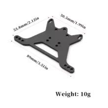 Carbon Fiber Front and Rear Shock Tower Plate for Tamiya TT-02B