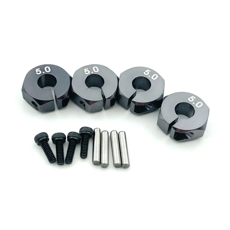 Captured Aluminum Wheel Hex 12mm 5mm bore