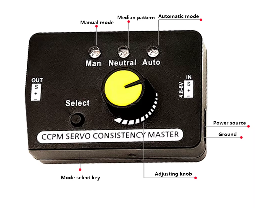 RC Servo Tester Centering Tool ESC Motor controller