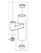 P73433 MJX Steering Components