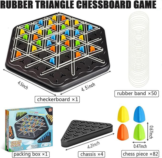 Triangle Chess with Connected Lines