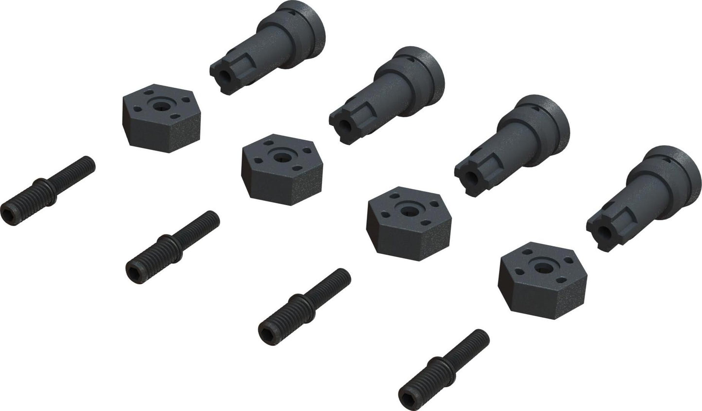 ARA311178 Wheel Axle & Hub Set