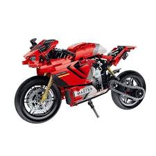 iM.Master Building Block Motorcycle - Red - 557 Pieces