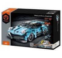 IM.Master 2in1 Pull Back Super Car & Motorcycle (Blue)-292pcs