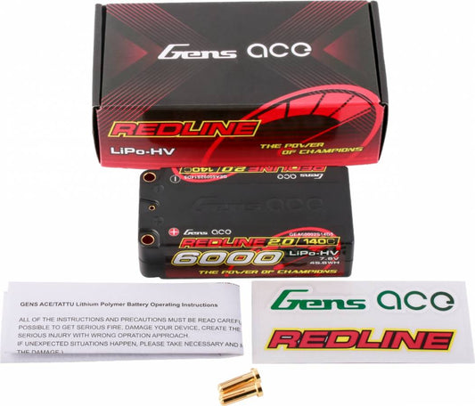 Gens ACE Redline 2.0 Li-Po 140C 6000mAh 7.6V 5.0