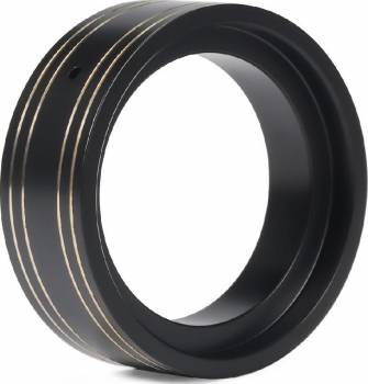 HDTTRX4M062 1.0" Brass Ring Wheels TRX-4M Tire-Blk/Gold(4)
