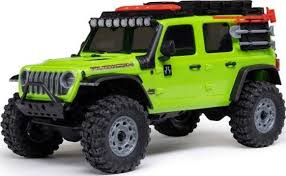 AXL2261T1 1/30 SCX30 Jeep Wrangler Green RTR