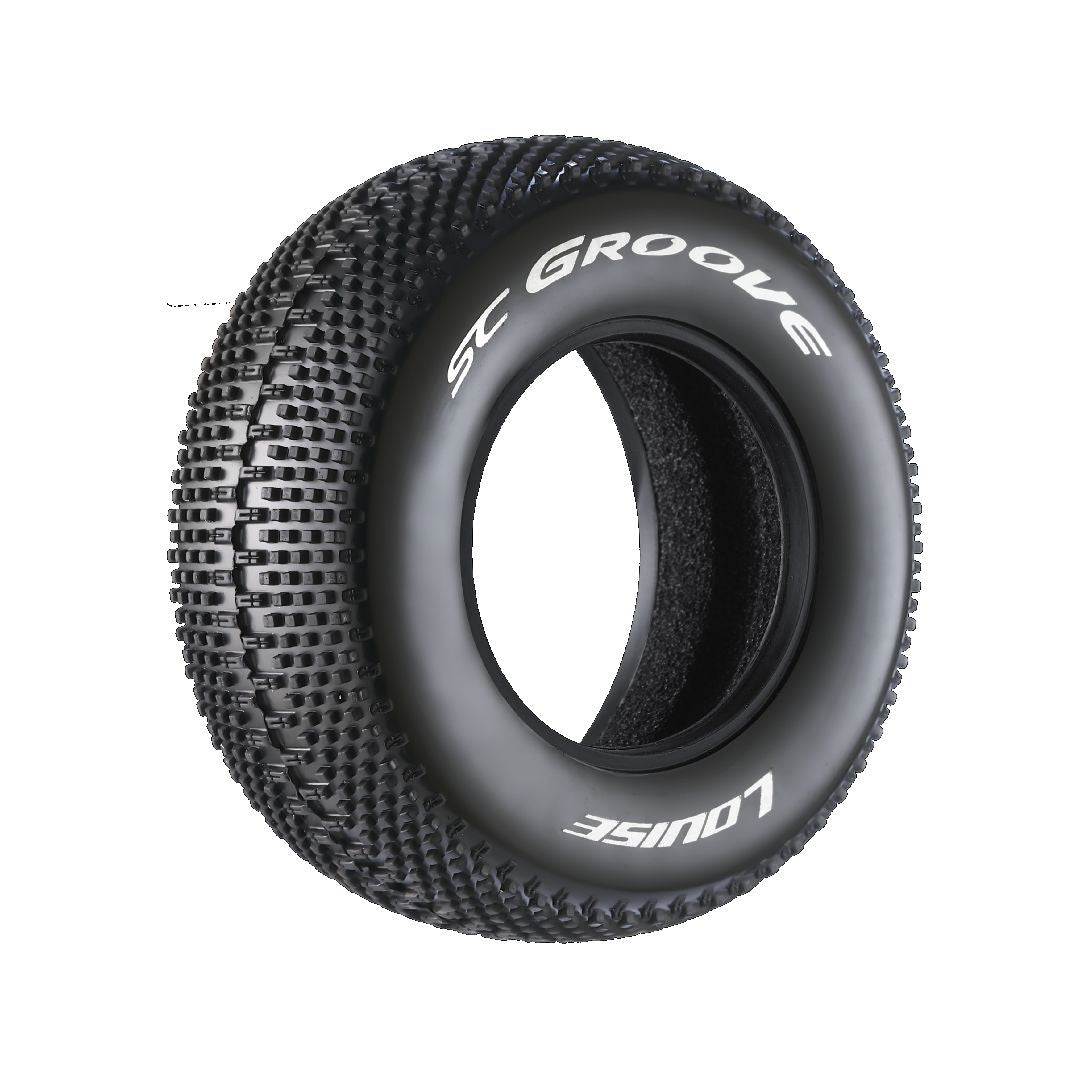 Louise R/C SC-Groove 1/10 Short Course (Soft Compound) Tire (2) LOULT3146SI