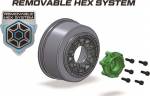 LOULT3145SB SC-Maglev 2.2/3.0" 1/10 SCT (Soft) 12-17mm Hex Blk (2)