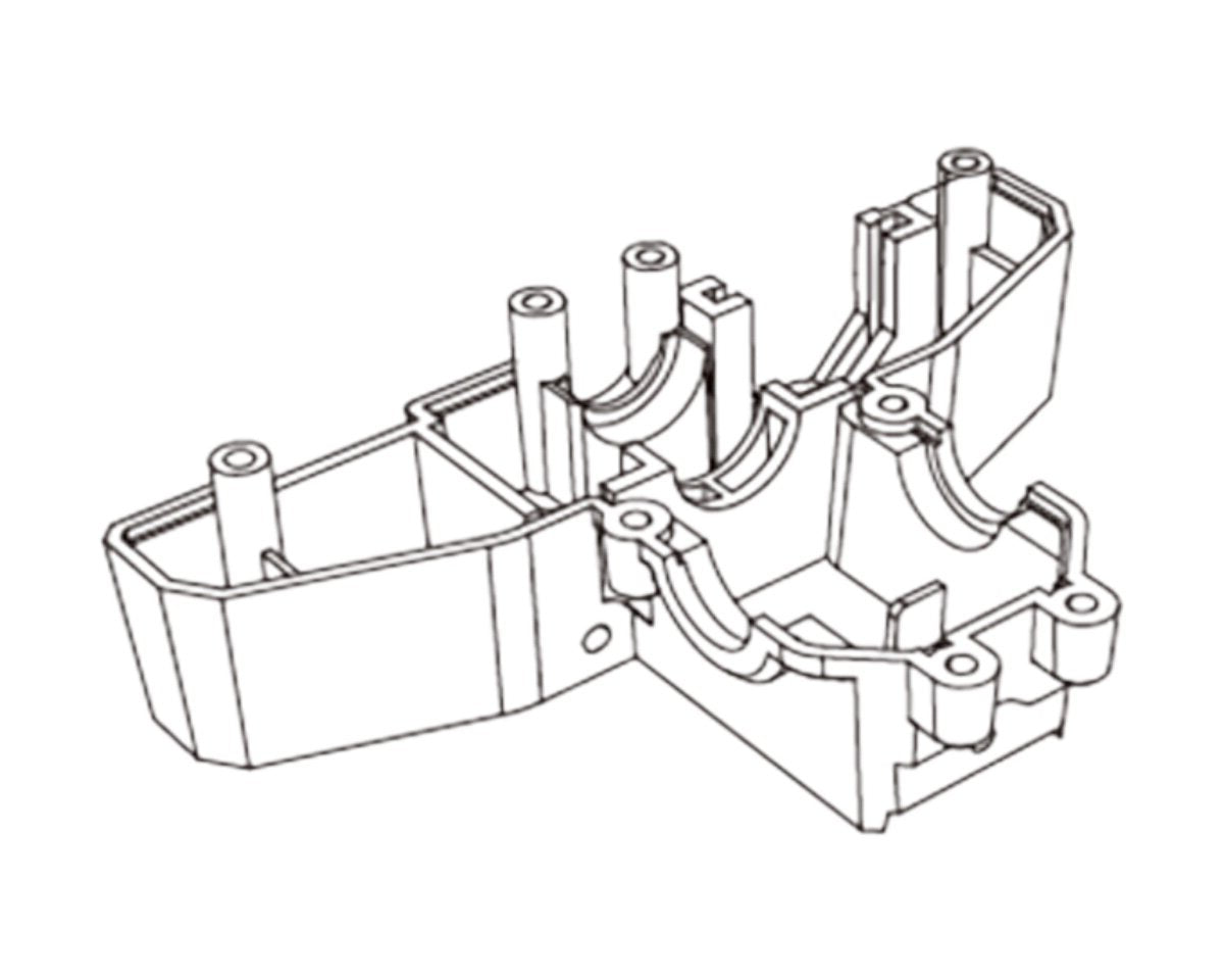 14191 MJX Rear Differential Base
