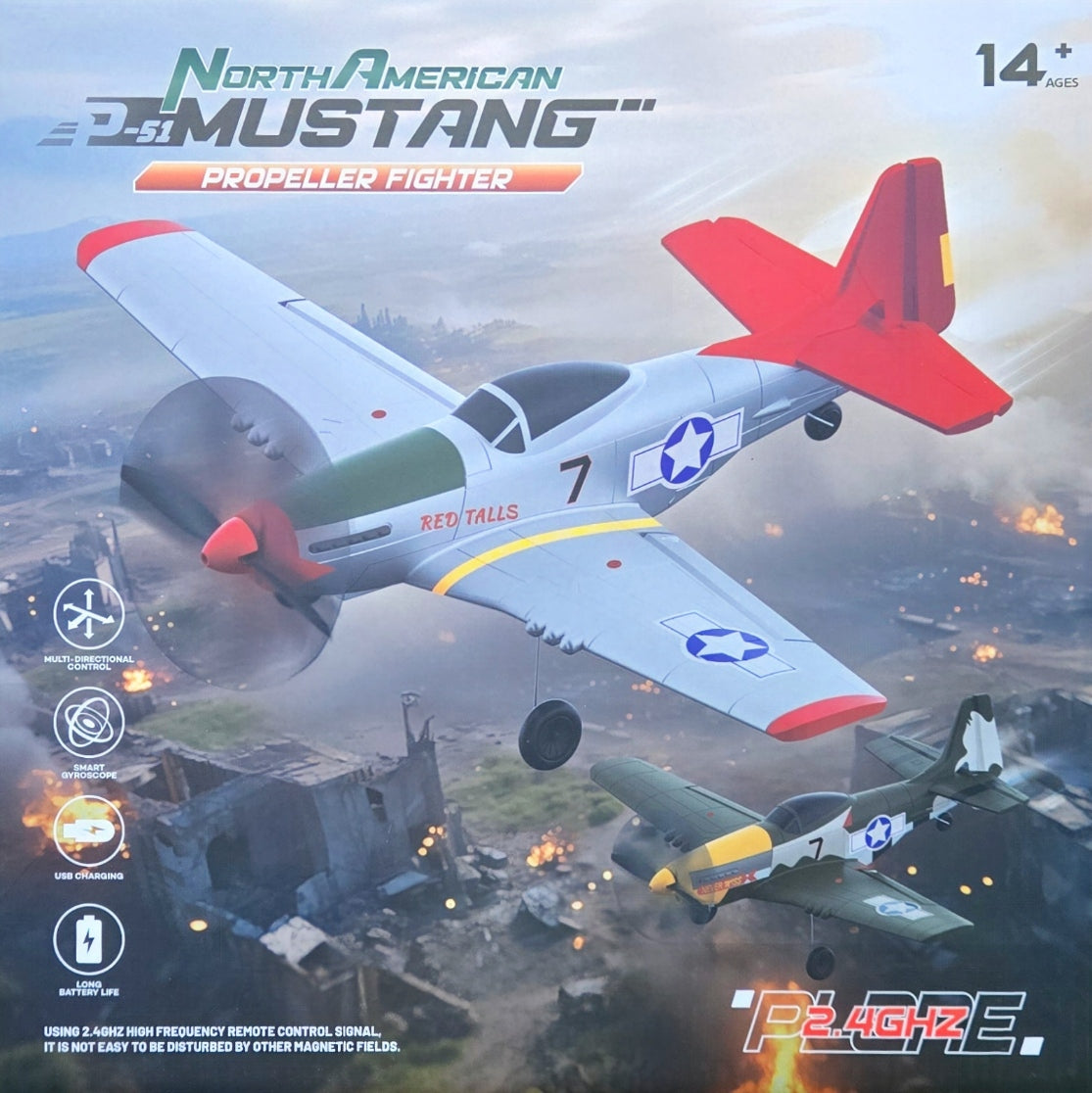 p-51 Mustang RTF Micro RC Plane 400mm