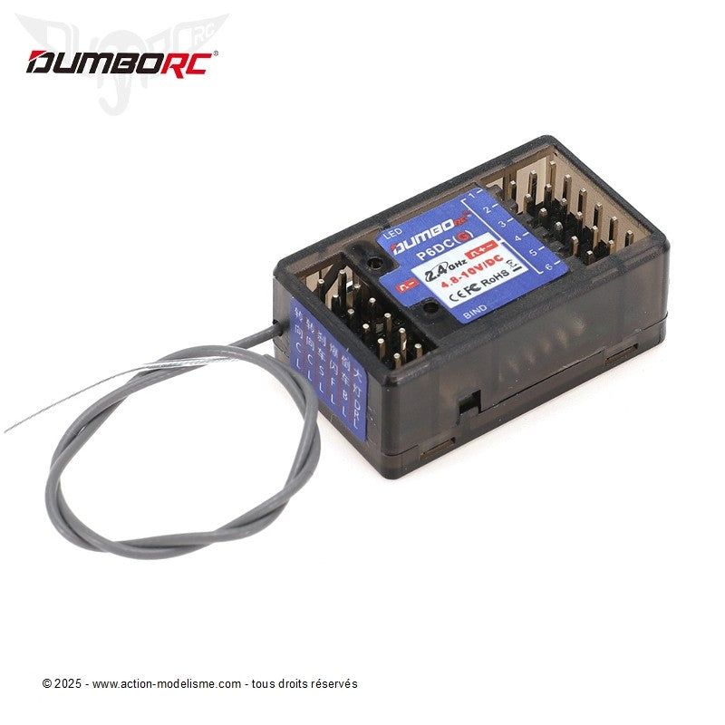 DUMBO RC P6DCG 6ch Receiver