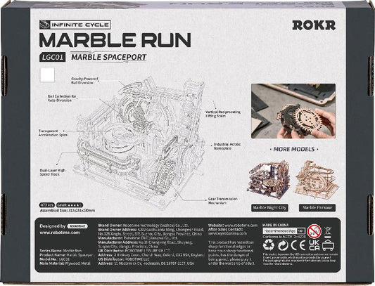 ROELGC01 Marble Run Marble Space Port LGC01