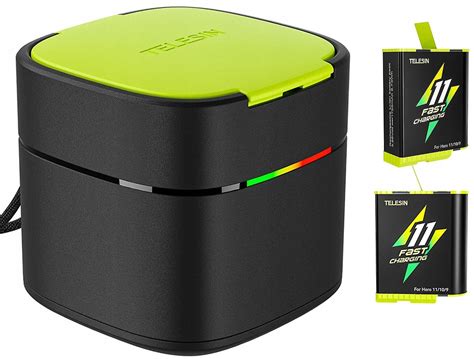 TELESIN Fast Charging Case and Battery Set for GoPro 9/10/11/12