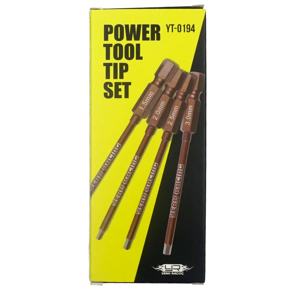 YT-0194  Allen Hex Power Tip Set 1.5 2.0 2.5 3.0