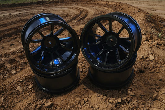 TTRC 2.8 (71mm) gloss black wheels