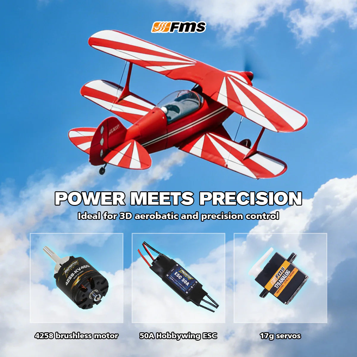FMS 1400mm Pitts V2 PNP FMS126P