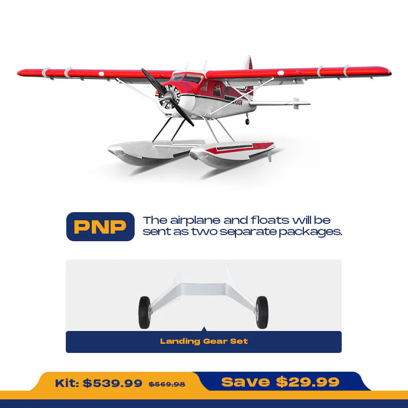 FMS 2000mm (78.7") Beaver V2 Seaplane PNP FMS090P