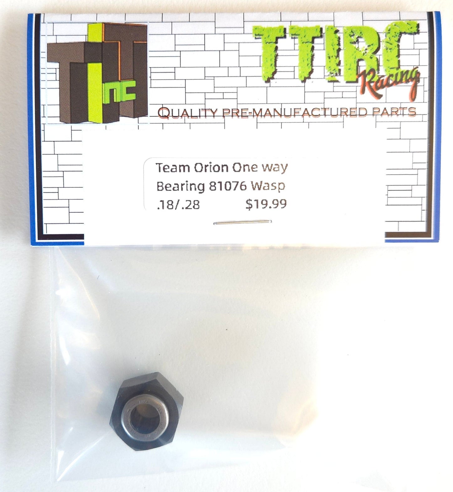 Team Associated TEAM ORION 81076 ONE-WAY BEARING FOR WASP.18/.28 81076