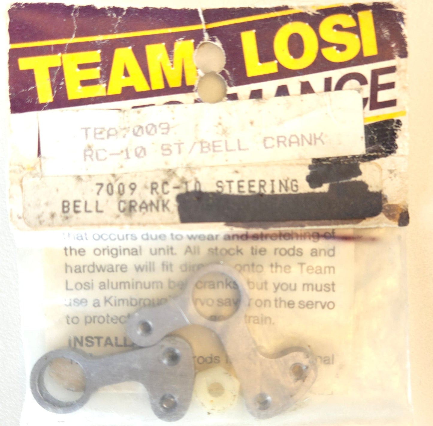 (Partial set)Vintage Losi RC-10 Steering Bell Crank 7009
