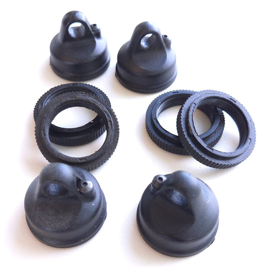 Losi Shock Adjuster Nut & Cap (LST2) (4) LOSB2815