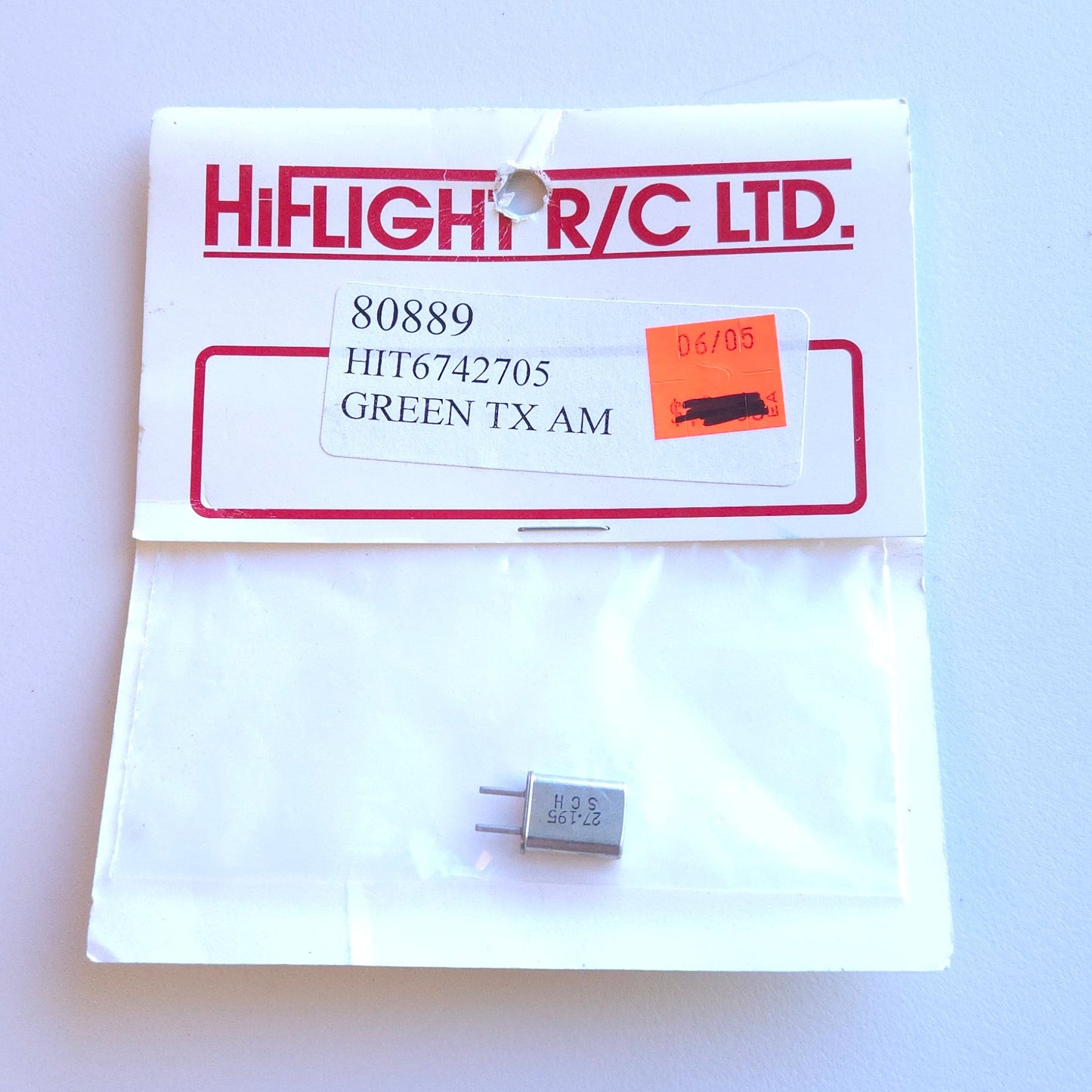 HiFlight RC HIT6742705 Green TX AM 80889 27.195 MHZ