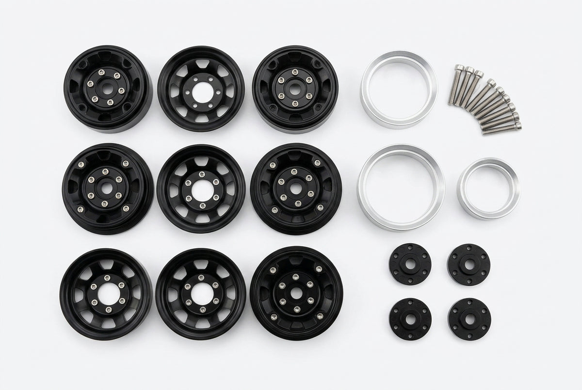 1.55" Metal Beadlock Wheel Rims
