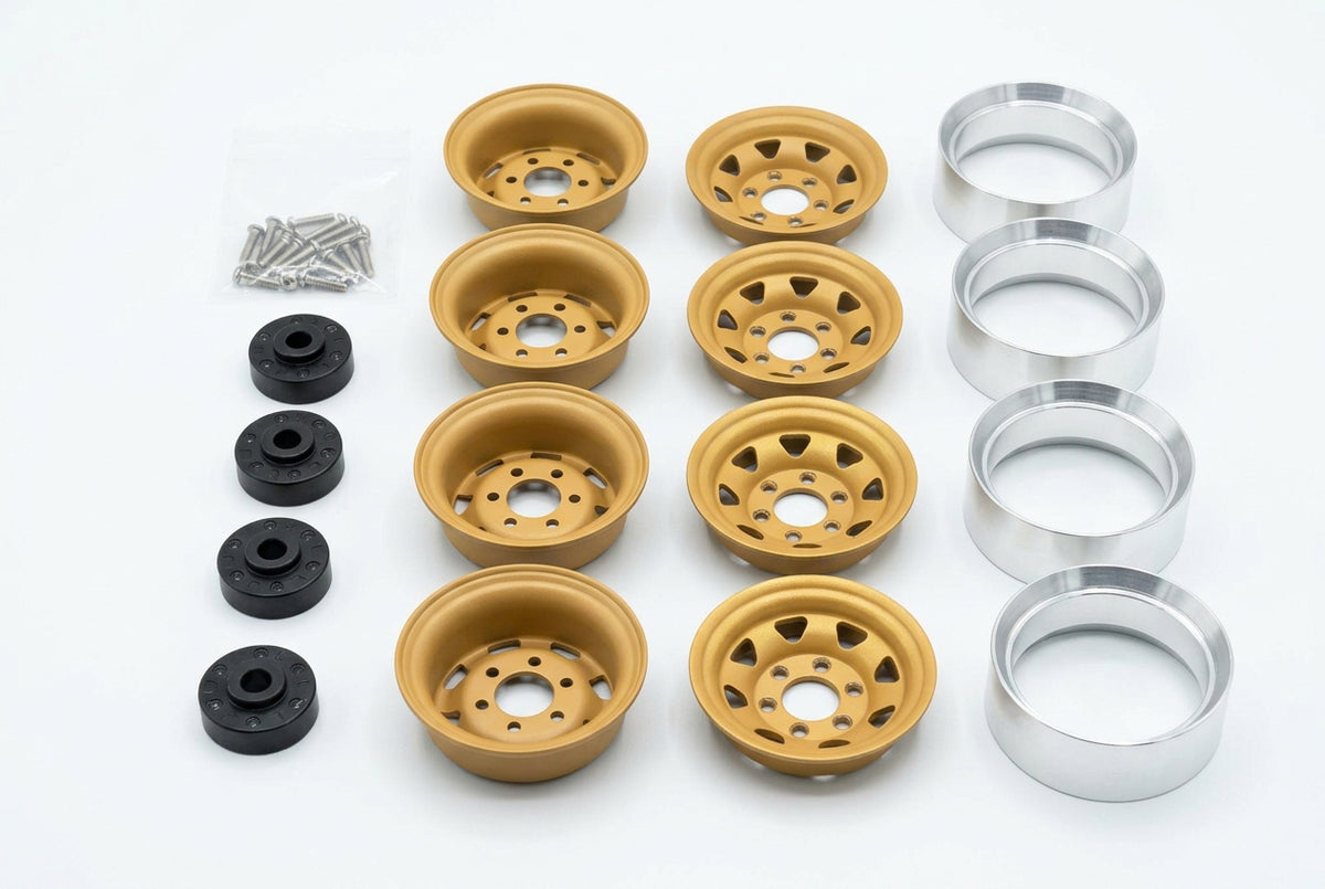 1.55" Metal Beadlock Wheel Rims