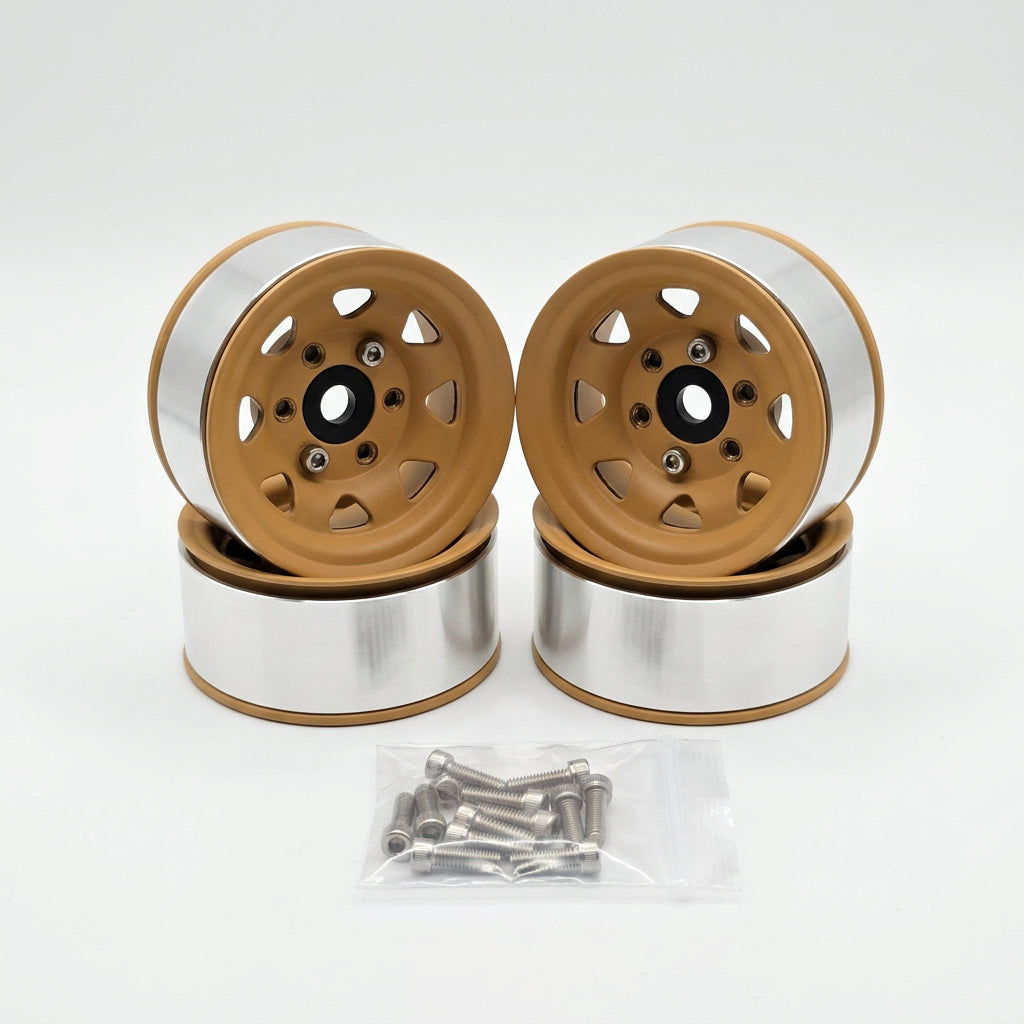 1.55" Metal Beadlock Wheel Rims