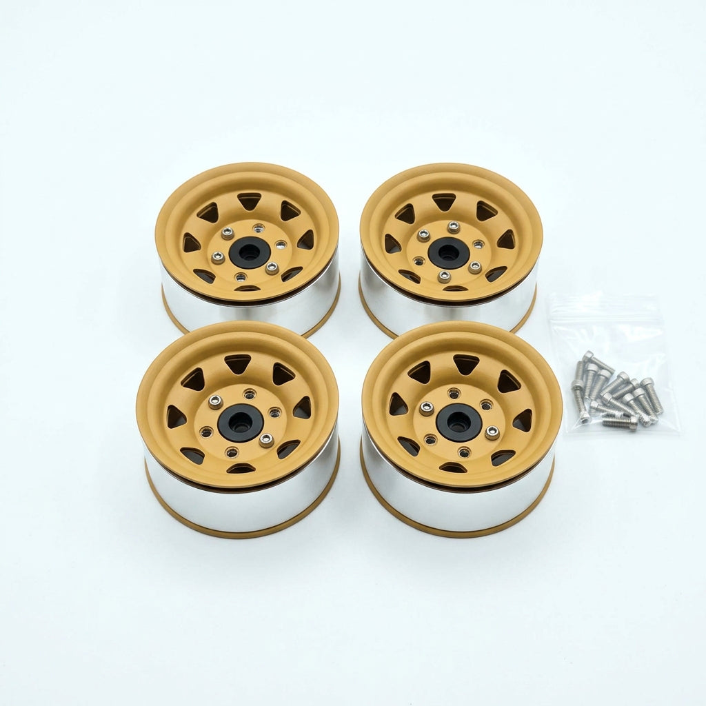 1.55" Metal Beadlock Wheel Rims