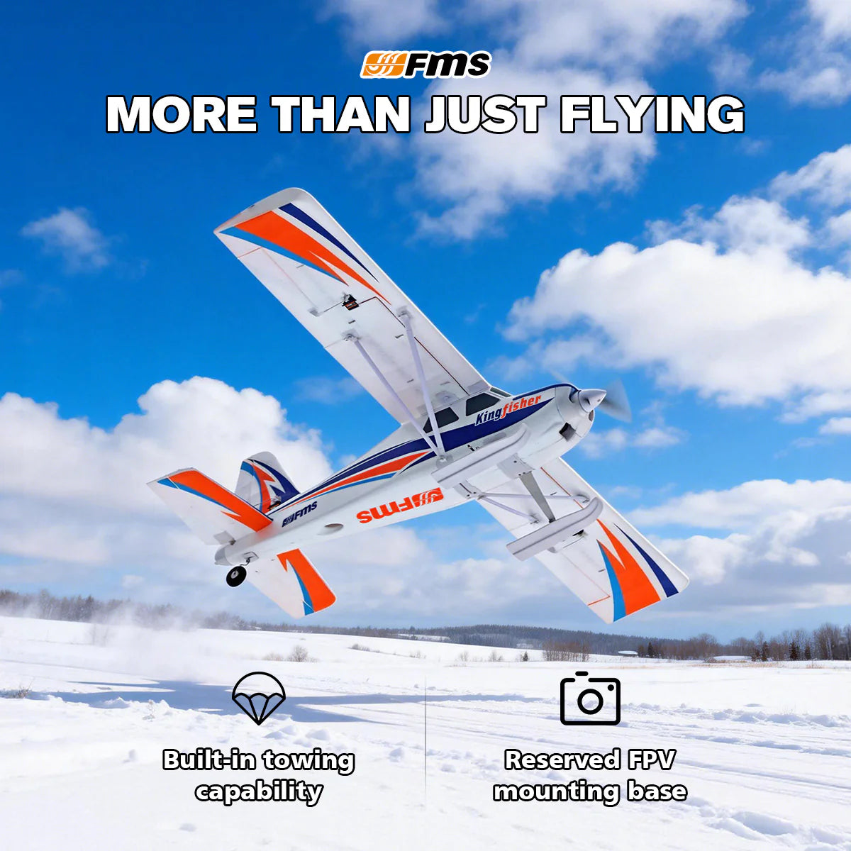 FMS 1400mm Kingfisher w/Reflex V3  FMS103PF