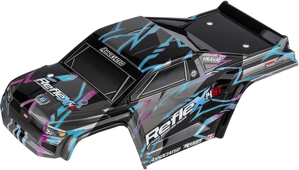 Team Associated Reflex 14MT Body Set, Black/Blue, ASC21624