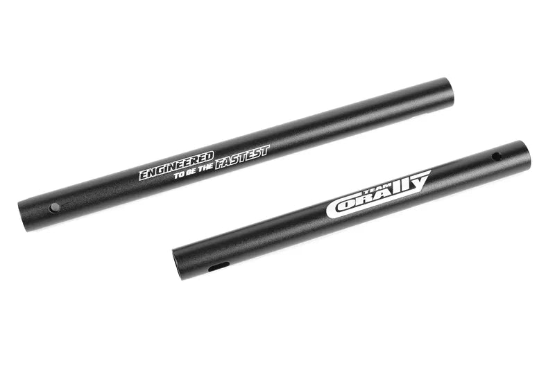 Team Corally - Chassis Tube - MT-G2 - Front - Rear - Aluminum - Black - 1 Set  C-00180-953