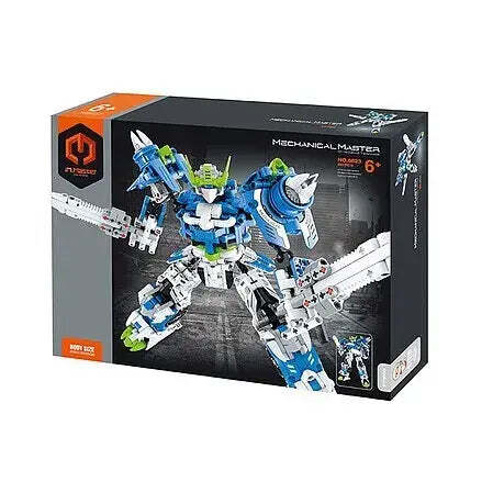 iM.Master Building Block Mech Warrior - Blue -  941 Pieces