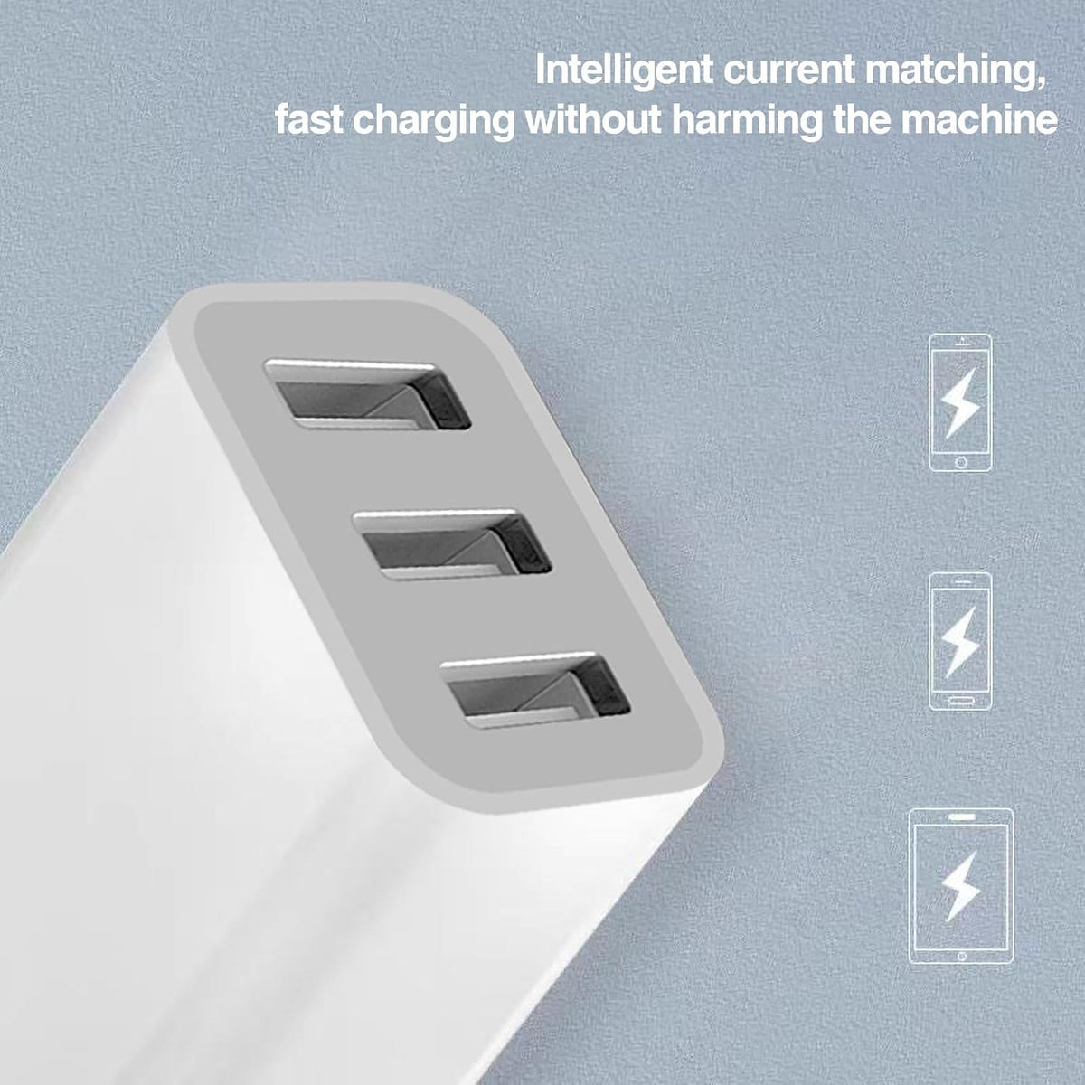 3 port USB Wall Plug