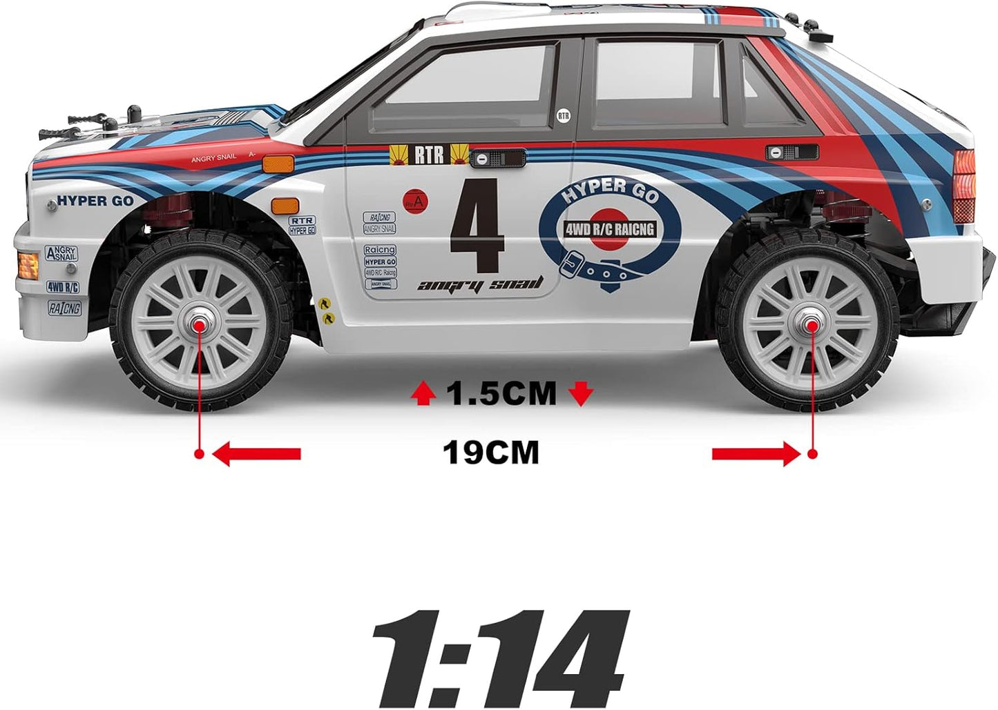 MJX Hyper Go 14302 1/14 Lancia Delta