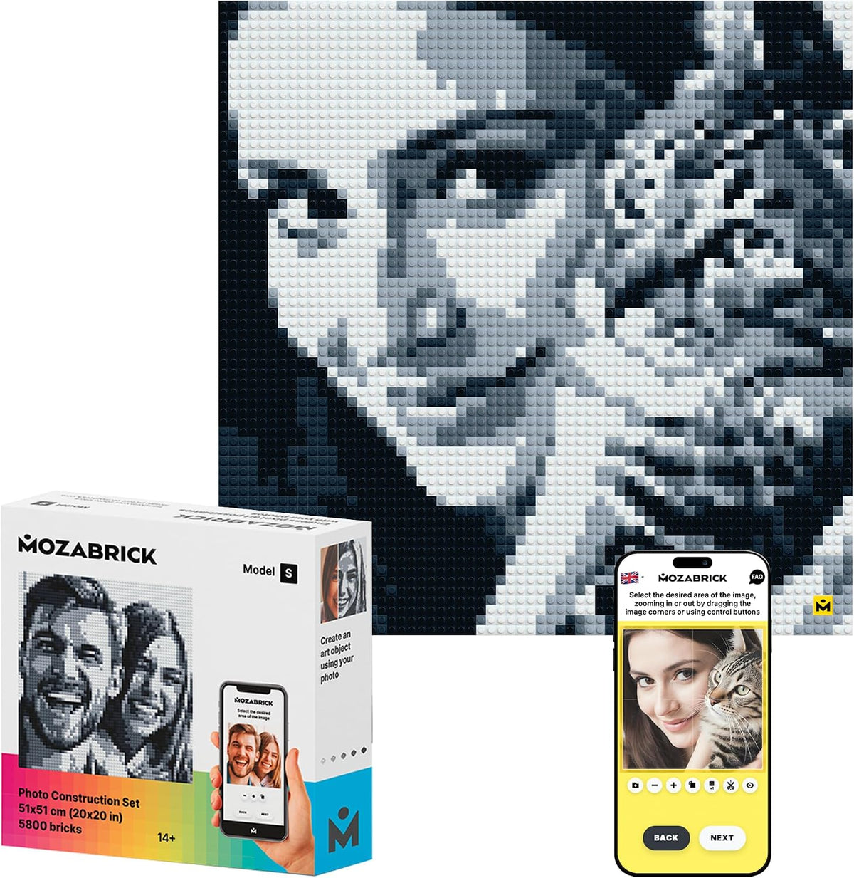 Mozabrick Small Set - 51x51cm (20x20") (5800 Pieces)