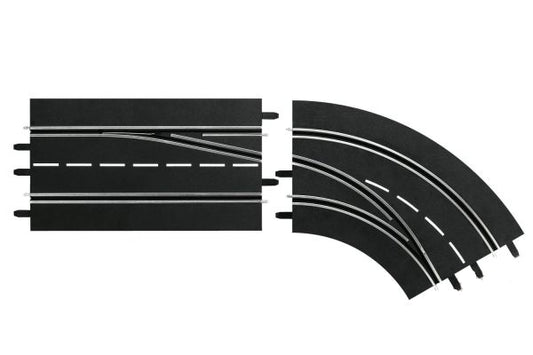 D132 Lane Change Curve Right Out to In